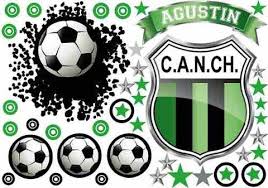 Desde el miércoles de 18 a 20hs. Vinilo Pelotazo Escudo Nueva Chicago Con Tu Nombre