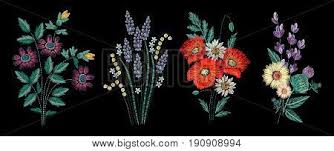 Largest collection of free embroidery designs at annthegran.com. Set Embroidery Vector Photo Free Trial Bigstock