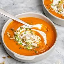 Easy Roasted Pumpkin Soup Recipe Recipe Pumpkin Soup Recipe Roast Pumpkin Soup Pumpkin Soup Healthy