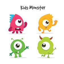 Coleccion De Monstruos Infantiles Vector Gratuito Monstruos Infantiles Monstruos Tiernos Monstruos