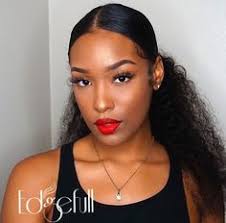 A side ponytail is a timeless, classic hairstyle that looks fantastic both in casual and corporate settings. Stunning Packing Gel Styles With Kinky Weavon African Hairstyles