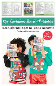 Dec 04, 2016 · 16 ugly christmas sweater colouring pages. Kids Christmas Sweater Printables Free Coloring Pages To Print Decorate The Natural Homeschool