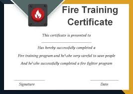 This training course will teach you the hazards involved with incipient (early) stage firefighting and the general principles of fire extinguisher use. Fire Safety Certificate 10 Safety Certificate Templates Template Sumo Training Certificate Fire Extinguisher Training Fire Safety Certificate