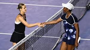 In 2001, venus and serena became the first sisters to contest a major serena and venus williams of the usa in action against lucie safarova and barbora strycova of. Schmiedlova Shocks Venus In Monterrey Thriller