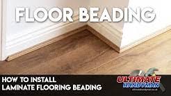 These trims and fittings allow the floor to seamlessly join together as it travels through door ways and when joining to the edge of the room. Trim Edge Floor