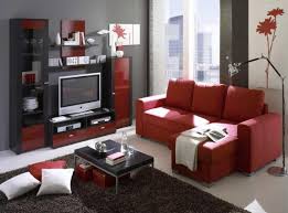 Decorate black candles with red wax and layer up not only red and black but also red and burgundy for a deeper tone. Red Black White Living Room Decorating Ideas Modern Decoratorist 29947
