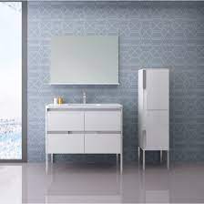 Find many great new & used options and get the best deals for bathroom vanity basin cabinet freestanding cupboard storage gloss white 60x45x85 at the best online prices at ebay! China Bathroom Cabinet White High Gloss Painted Pvc Bathroom Cabinet Furniture Vanity Free Standing China Bathroom Vanities Bathroom Cabinets