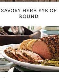 Eye Of Round Roast Place 2 Lb Roast In Cooking Bag Pre Heat Oven To 325 1 Packet Pot Roast Seasoning Mixed With 1 4 C Wate Recipes Cooking Pork Loin Recipes