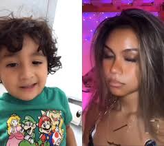 #duet with @themailehammahz he started blowing kisses at her 🥺