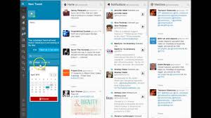 Originally, as it is now, tweetdeck was developed only for managing twitter accounts. Tweetdeck How To Schedule A Tweet In Tweetdeck Youtube