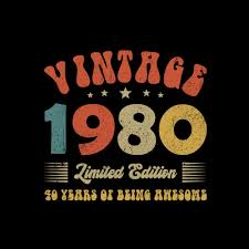 Enjoy your last year of youth. Vintage 1980 Clothes 40 Years Old Retro 40th Birthday Gifts T Shirt Bonestudio