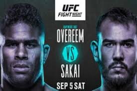 Бой в рамках турнира ufc fight night. Ufc Fight Night 176 Overeem Vs Sakai Results Fight Card Recap Highlights Full Results September 5