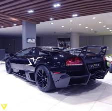 Lamborghini Murcielago Super Veloce Painted In Nero Aldebaran W Bianco Sv Stickers Photo Taken By Sevencarlounge On Instagram Auto Motos