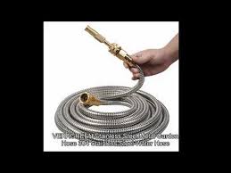 However, if you don't want to spend more time on filtering and finding which one is good 25 foot garden hose, then you should absolutely go for our top list of the winner. Veragreen Stainless Steel Metal Garden Hose 304 Stainless Steel Water Hose With Solid Metal Youtube