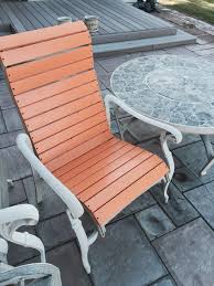 Learn how to refinish furniture faster and easier by avoiding stripping. Patio Chair Re Build 5 Steps With Pictures Instructables
