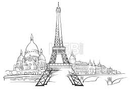 Paris France Panorama Sketch Hebstreits Sketches Landscape Sketch Paris Drawing Paris