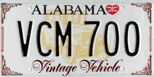 Vintage Vehicle Alabama Department Of Revenue