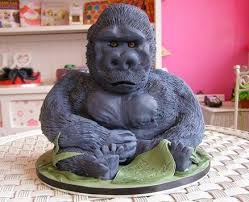 Carlos The Gorilla Cake By Cakebakes Animal Cakes Chocolate Sculpture Gorilla