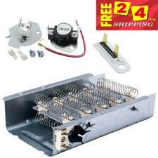 If this is the case, you'll have to locate the element and test it for continuity. Dryer Heating Element For Roper Kenmore Whirlpool Electric Dryer Wed4800xq3 Ebay