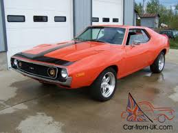 Check out this 1971 amc amx with the 360 4bbl and hurst 4 speed in a tasty looking mustard yellow with the split vinyl top. 1971 Amc Amx For Sale