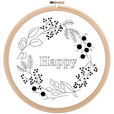This free hand embroidery pattern from little pony design is called sweet heart download. Happy Embroidery Pattern Pdf Embroidery Pattern Embroidery Etsy Floral Embroidery Patterns Embroidery Flowers Pattern Hand Embroidery Patterns