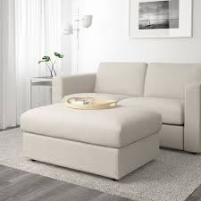 We carry millions of home products with free shipping from furniture and decor to lighting and renovation. Vimle Footstool With Storage Gunnared Beige Ikea