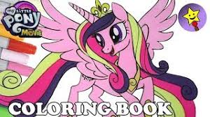 Princess Cadance Coloring Book Mlp My Little Pony The Movie Coloring Page Youtube