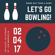 Each set of fill in invitations includes envelopes, making it easy to get your invitations into the mail. Free Printable Customizable Bowling Invitation Templates Canva