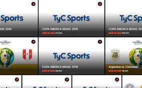 A partir del 2014, la cobertura de este canal se amplió de gran manera, gracias a que. Como Ver Online La Copa America 2019 En Tyc Sports Play Sports And Bits