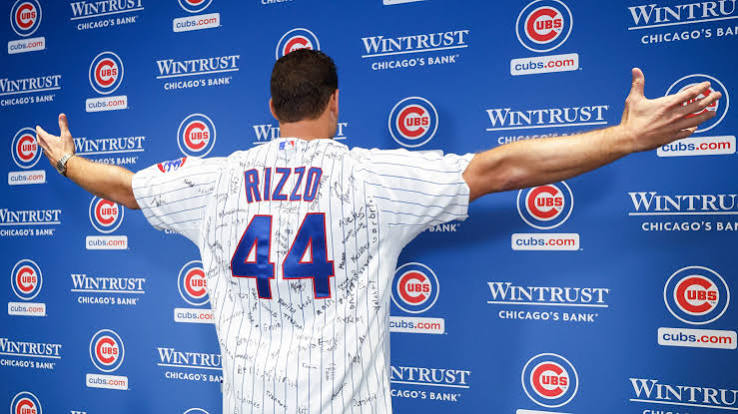 Anthony Rizzo retires with the Chicago Cubs, nearly catches home run in  Wrigley bleachers | NEWS10 ABC