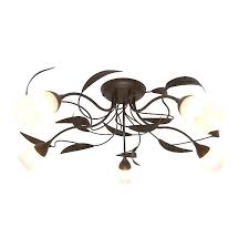 Ceiling lights are the most practical way of lighting the exterior and interior spaces in your home. Cloe Brushed Brown Bronze Effect 5 Lamp Bedroom Living Room Ceiling Light Tradepoint