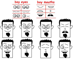 How to draw cartoon heads & faces with proportions grids. Drawing Cartoon Faces With Simple Shapes