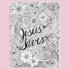 Saved by christ to all. Jesus Saves Coloring Page Christian Coloring By Fourthavepenandink Christian Coloring Coloring Pages Bible Coloring Sheets