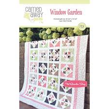 Quilt blocks are always cuter when they are smaller, but don't. Window Garden Downloadable Pdf Quilt Pattern Carried Away Quilting Fat Quarter Shop
