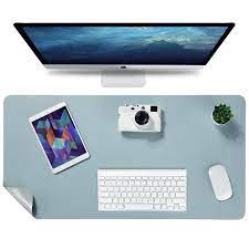 The desk pads keep your desk protected when used every day. Knodel Desk Pad Office Desk Mat 40cm X 80cm Pu Leather Desk Blotter Laptop Desk Mat Waterproof Desk Writing Pad For Office And Home Dual Sided Light Blue Buy Online In Bahamas At