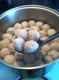 Siapa Bilang Bikin Baso Sapi Harus Selalu Menggunakan Daging Segar Pake Daging Beku Pun Ternyata Bisa Bun Hasilnya Tetap Daging Beku Ide Makanan Resep Bakso