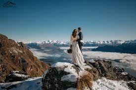 Breathtaking Views On The Ledge In Queenstown Queenstown Wedding Wedding New Zealand Winter Mountain Wedding