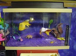 Origami Fish Tank Wip By Jazzeria On Deviantart Origami Fish Origami Origami Butterfly Instructions