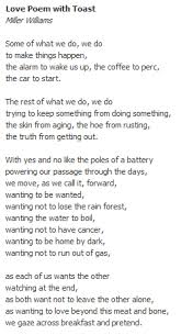Love Poem With Toast Love Poems Poems How To Find Out