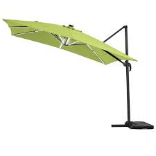 Seltzer 9 8 Square Lighted Cantilever Umbrella In 2020 Cantilever Umbrella Patio Umbrella Outdoor Umbrella