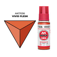 AK-Interactive: Quick Gen Acrylic Contrast - Vivid Flesh 18 ml