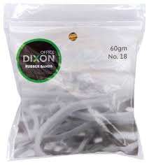 Dixon Rubber Bands 60gm No 18 Acme Supplies Ltd