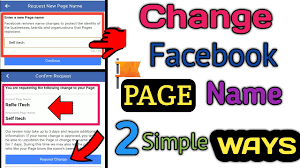 You'll enter a new name and click continue. How To Change Facebook Page Name Easily Youtube