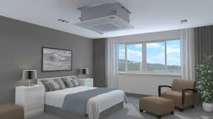 Cost to buy ceiling cassette mini split systems, air conditioners and heat pumps. Ceiling Cassette Air Conditioner Bedroom Youtube