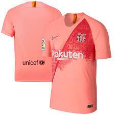 We offer you top quality wholesale custom replica cheap club soccer jerseys,like fcb jerseys,national teams shirts like usa soccer jerseys ! Barcelona Nike 2018 19 Third Authentic Vapor Match Jersey Pink