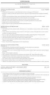 Reporting to the financial director, you will take a lead in managing the finance function of the. Financial Analysis Manager Resume Sample Mintresume