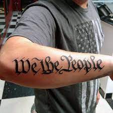 Skip to the end of the images gallery. 60 We The People Tattoo Designs For Men Constitution Ink Ideas Tattoo Designs Men Tattoos Tattoo Sleeve Men