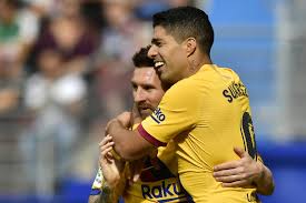 Eibar will be aiming to extend their unbeaten run in la liga to five games when they host reigning champions barcelona at their estadio municipal de ipurua. Fc Barcelona Beat Eibar 3 0 With Lionel Messi Antoine Griezmann And Luis Suarez On The Scoresheet London Evening Standard Evening Standard