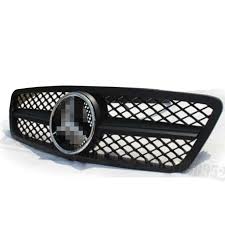 Abs Mercedes W203 Bumper Hood Grill Grille For 00 06 Mercedes Benz Sedan C180 C200 C220 C240 C270 C280 C320 C350 Matte Mercedes Benz Sedan Benz Mercedes Benz