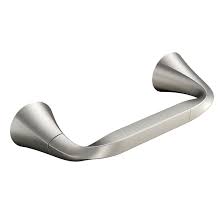 A toilet paper holder is one of the most vital items in a bathroom. Moen Oxby Pivoting Toilet Paper Holder Brushed Nickel Y1208bn Reno Depot